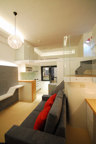 玩转空间游戏 30平质感挑高loft(3)